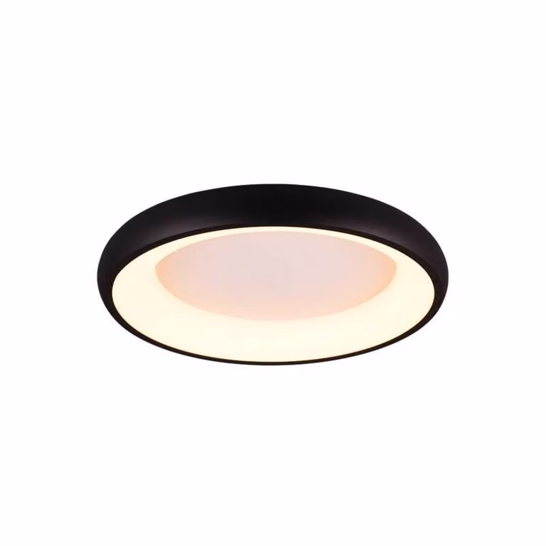 Luminaria de superficie LED Cycle LEDBOX de 60W en color negro con temperatura de color ajustable CCT (3000-4000-6000K) y un diámetro de 610 mm