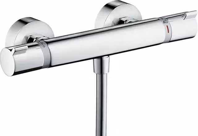 Mezclador termostático de ducha Hansgrohe Ecostat Comfort en cromo con ahorro de agua y seguridad térmica