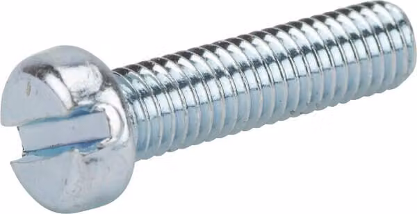 Tornillo cilíndrico galvanizado Solo M5x20 color plata