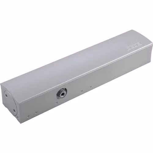 Cierrapuertas de tijera GEZE TS 4000 color plata para instalación sin marco con ancho de hoja de 1600 mm