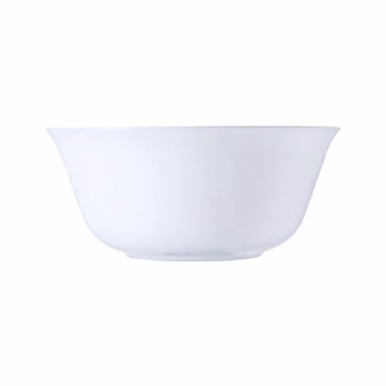 Juego de 6 boles Carine de Luminarc en vidrio opal blanco de 12 cm