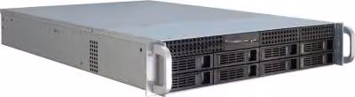 Caja para PC y Servidor Inter-tech IPC 2U-2408 en color plata