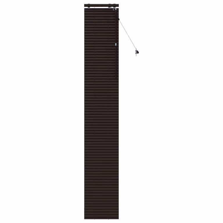 Persiana veneciana de madera vidaXL en marrón, An/Al: 40 x 250 cm, 35 mm