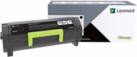 Cartucho de tóner láser negro de alto rendimiento Lexmark 56f2x0e con capacidad para 20000 páginas