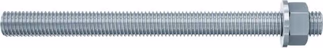 Pack de 10 varillas de anclaje Fischer Fis A M 20 x 245 mm de acero galvanizado grado 8.8 color plata