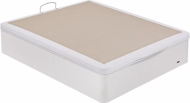 Canapé abatible Flex de madera y metal en color blanco, An/P: 180 x 190 cm