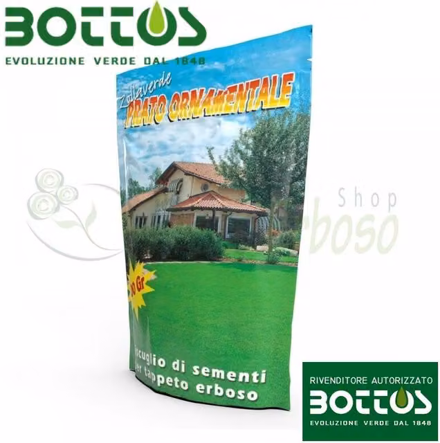 Semillas de Césped Ornamental BOTTOS Multicolores para Todo el Año, 100 g