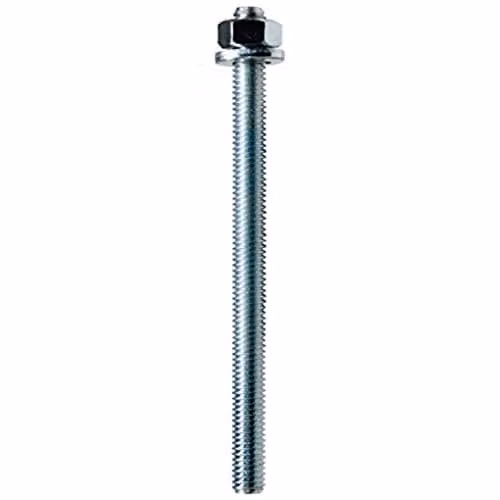 Pack de 5 varillas de anclaje químico Fischer FIS a Anker Barra M de acero inoxidable A4 en color plata, An/P/Al: 24 x 290 mm