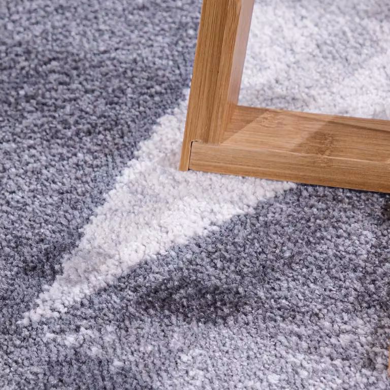 Alfombra Bavaria gris de diseño geométrico moderno An x P: 160 x 220 cm