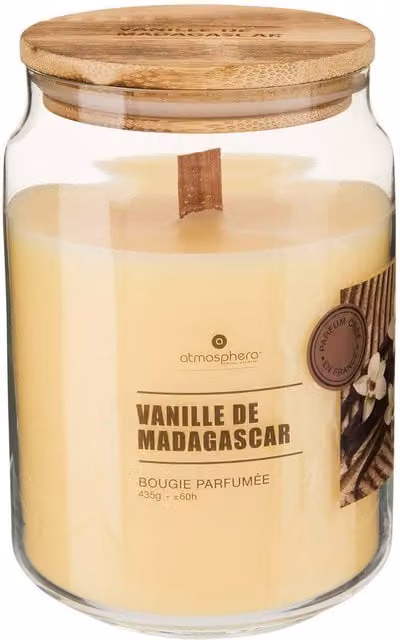 Vela Perfumada Viky Vainilla De Madagascar de Atmosphera, Aroma Gourmand, 435 g