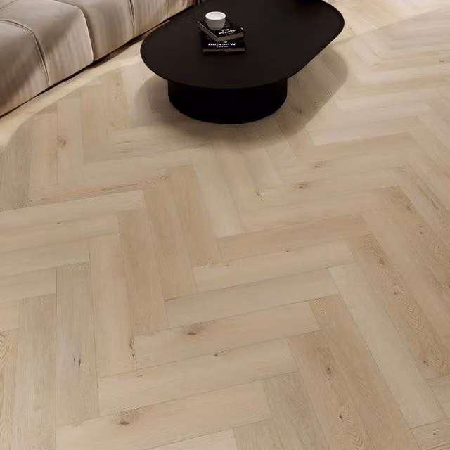 Suelo vinílico clic Home Deluxe ELORA Roble claro con sonido de impacto de 50 m²