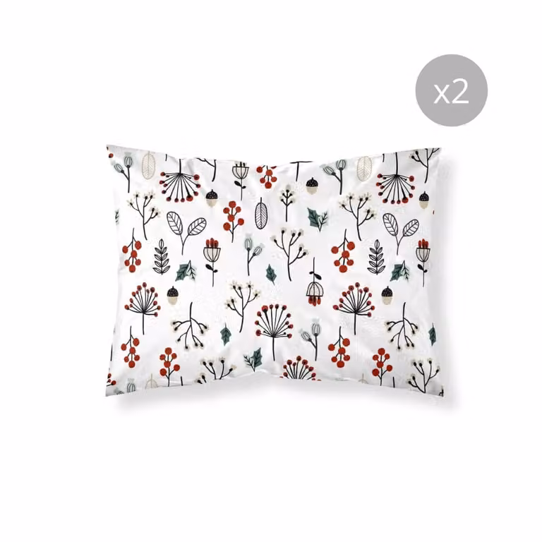 Pack de 2 fundas de almohada Muare Home con diseño floral multicolor en poliéster, An/P: 50 x 80 cm
