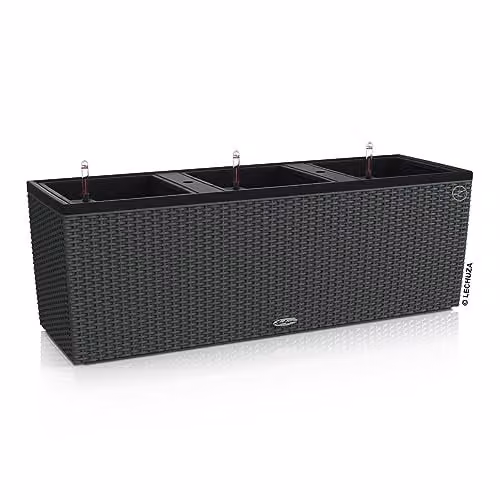 Macetas Lechuza Trio Cottage 30 color gris granito An/P/Al: 100 x 34,5 x 34,5 cm