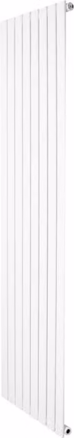 Radiador de acero plano de columna única Monster Shop en color blanco, 1412 W, An/P/Al: 180 x 56 x 4,6 cm