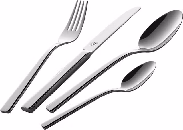 Set de cubertería King de Zwilling en acero inoxidable pulido, 42 piezas, color plata