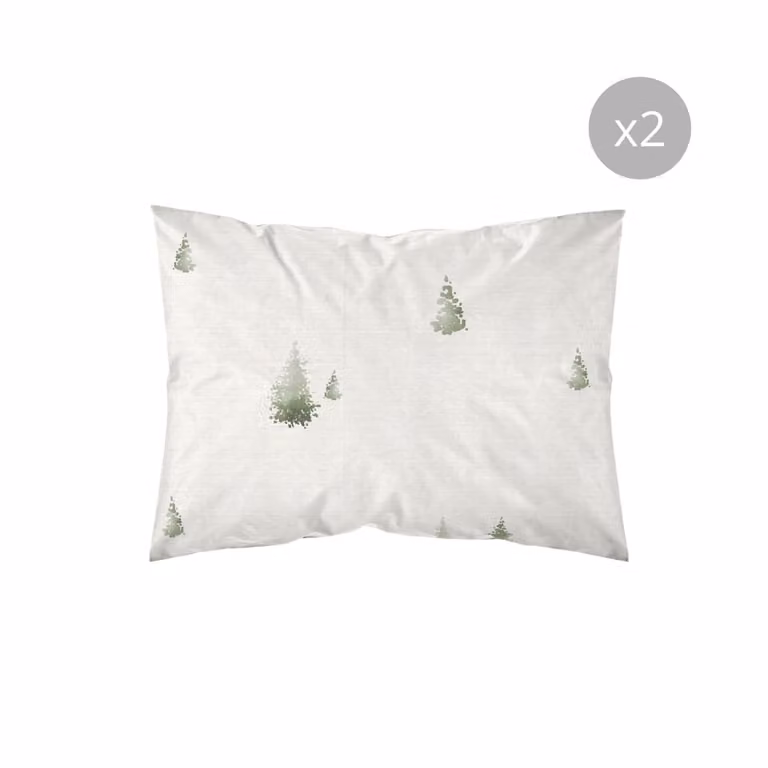 Pack de 2 fundas de almohada multicolor de poliéster con diseño gráfico, An/P: 50 x 80 cm