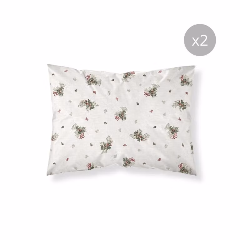 Pack de 2 fundas de almohada Muare Home con diseño floral multicolor en 100% poliéster, An/P/Al: 50 x 80 cm