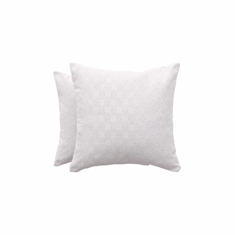 Pack de 2 fundas de cojín de Navidad Gamusi en jacquard de algodón y poliéster, color gris y plata, 45 x 45 cm