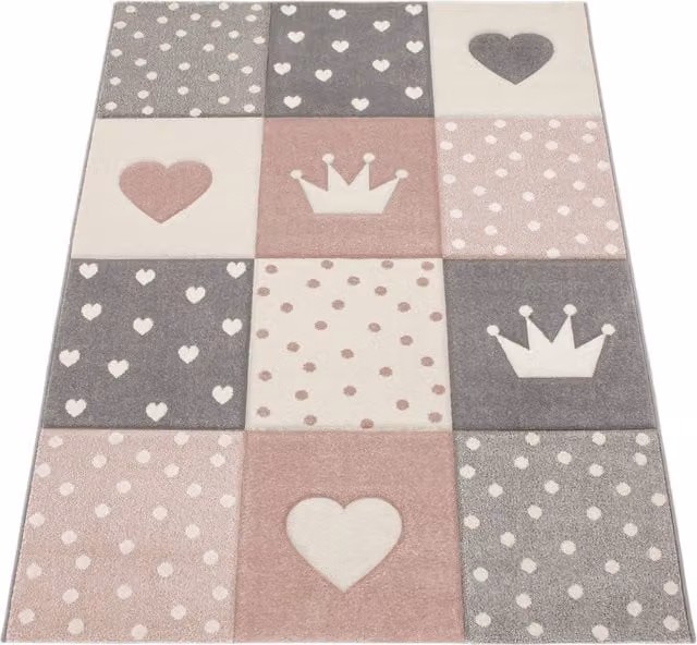 Alfombra infantil Kosmos rosa An/P: 200 x 290 cm