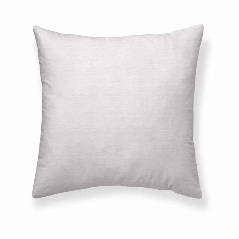 Funda de almohada Muare Home de poliéster con diseño de Navidad en multicolor, beige y blanco, 80x80 cm