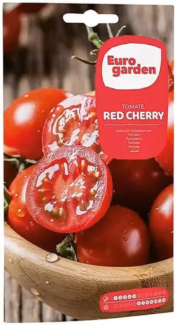 Semillas de tomate cherry rojo Euro Garden para tu huerto