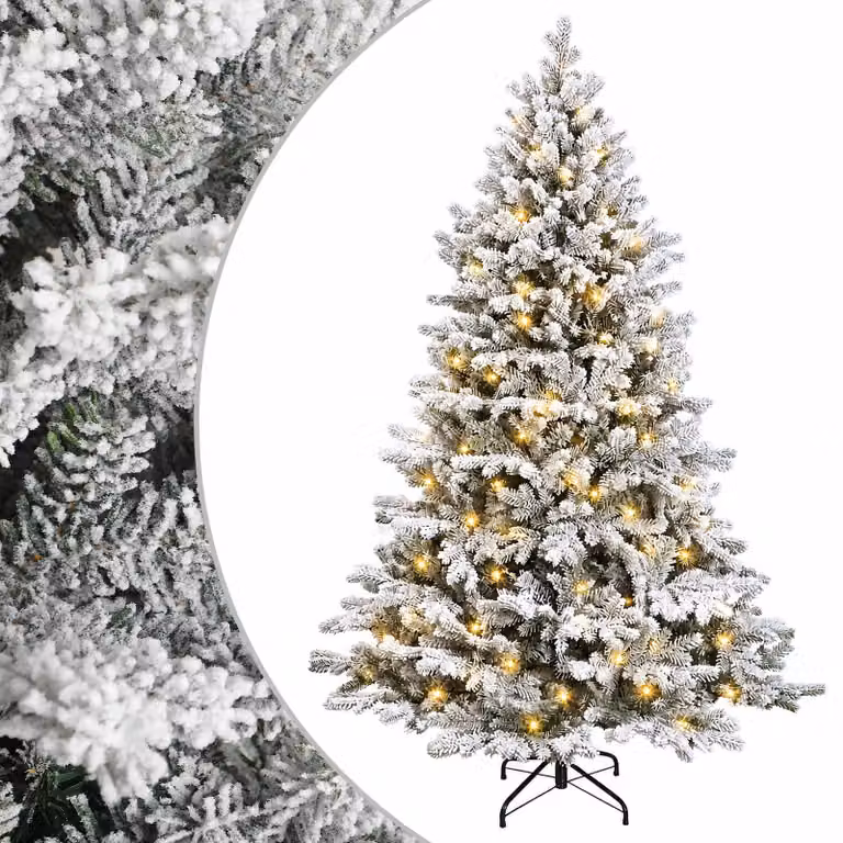 Árbol de Navidad artificial verde vidaXL con ramas articuladas de 150 cm